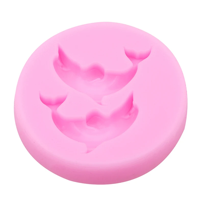 3D Fondant (сахарная) Дельфин Форма силиконовые изделия из сахара форма для торта
