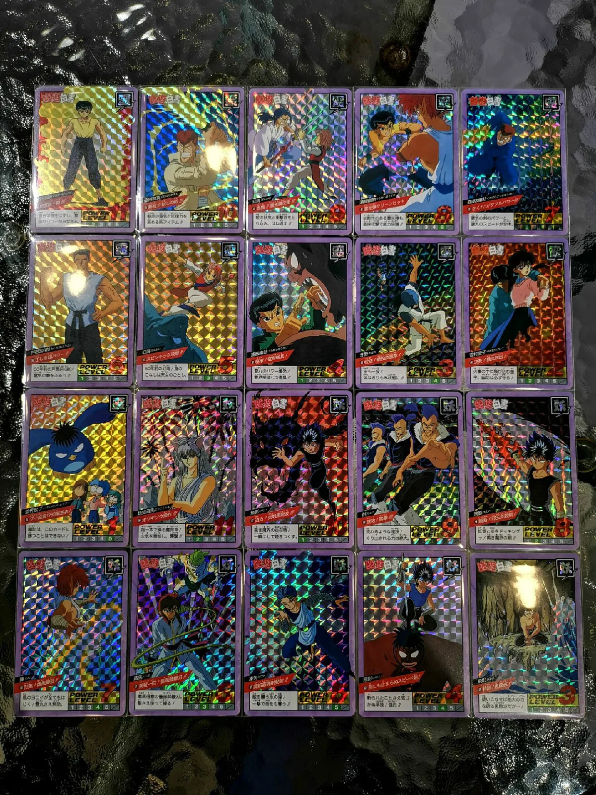 44 шт./компл. YuYu Hakusho боевые бомбы игрушки хобби Коллекционные вещи игра Коллекция