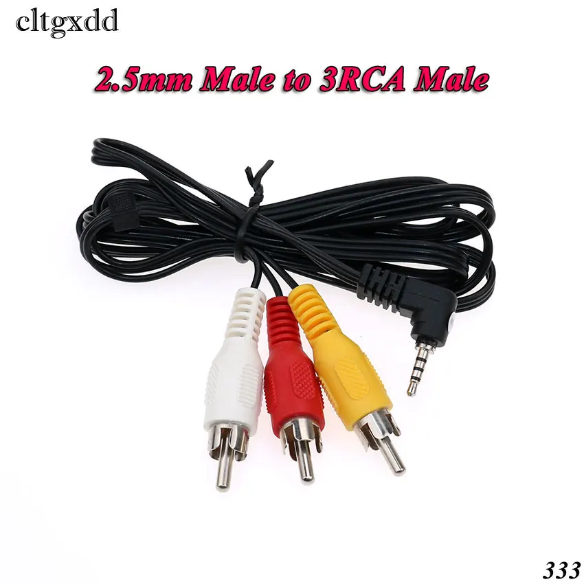 Cltgxdd 2 5/3 5 мм Штекерный разъем к 2/3 RCA стерео аудио видео адаптер кабель AUX для Mp3 Pod