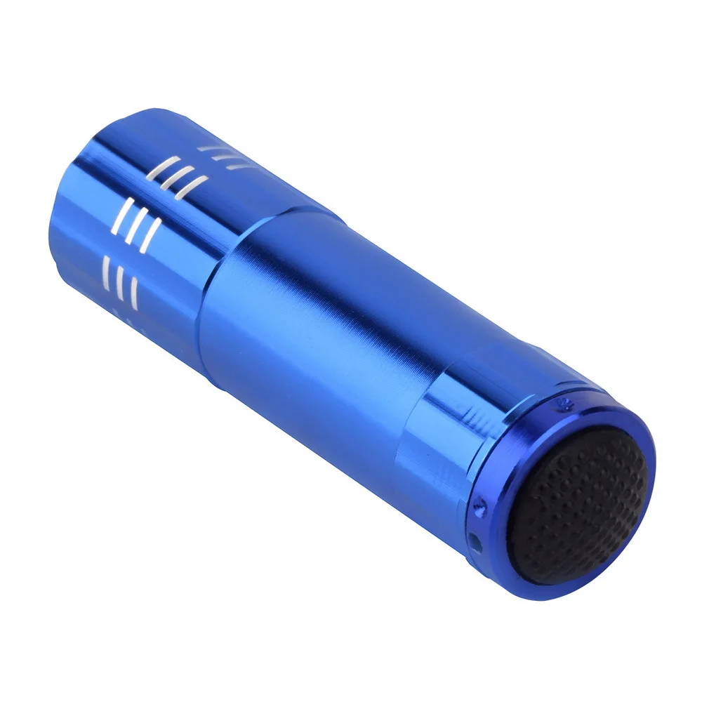 2017 мини Алюминий УФ ультрафиолетовый 9 светодиодный фонарик свет лампы Penlight V