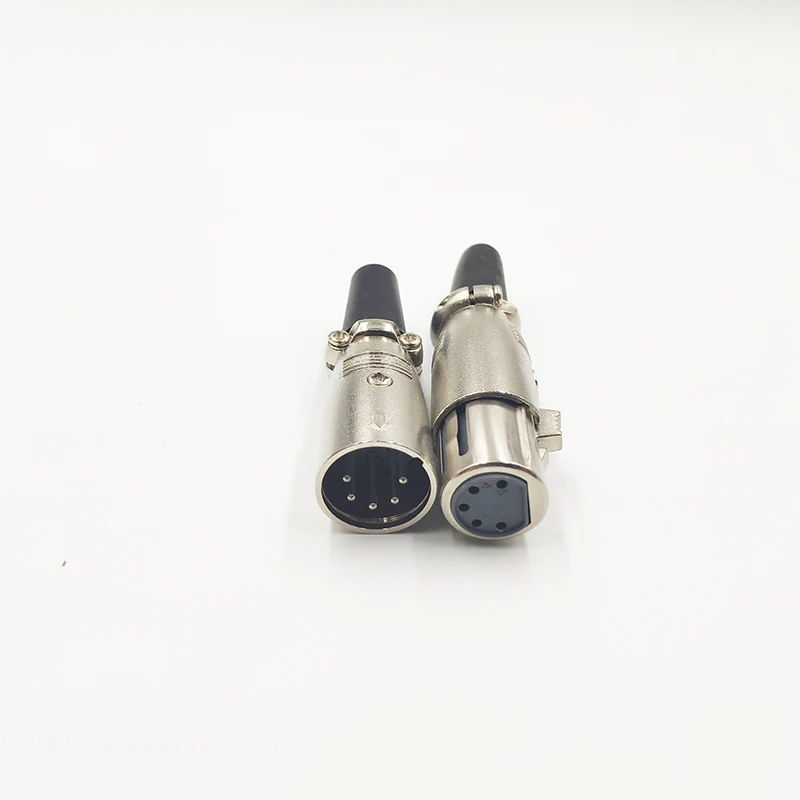 Штекер XLR для микрофона аудиоразъем Папа-мама 3P 4P 5 P японский стиль клеммы кабеля -