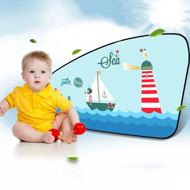 Новая детская летняя Регулируемая Защитная занавеска универсальное боковое