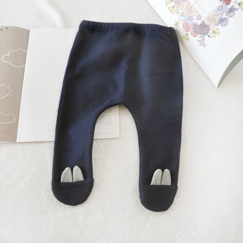 color 3 Tights Колготки с ушками для маленьких девочек, мягкие хлопковые длинные колготки с высокой талией, чулки, колготки, одежда - Цвет: color 3 Tights