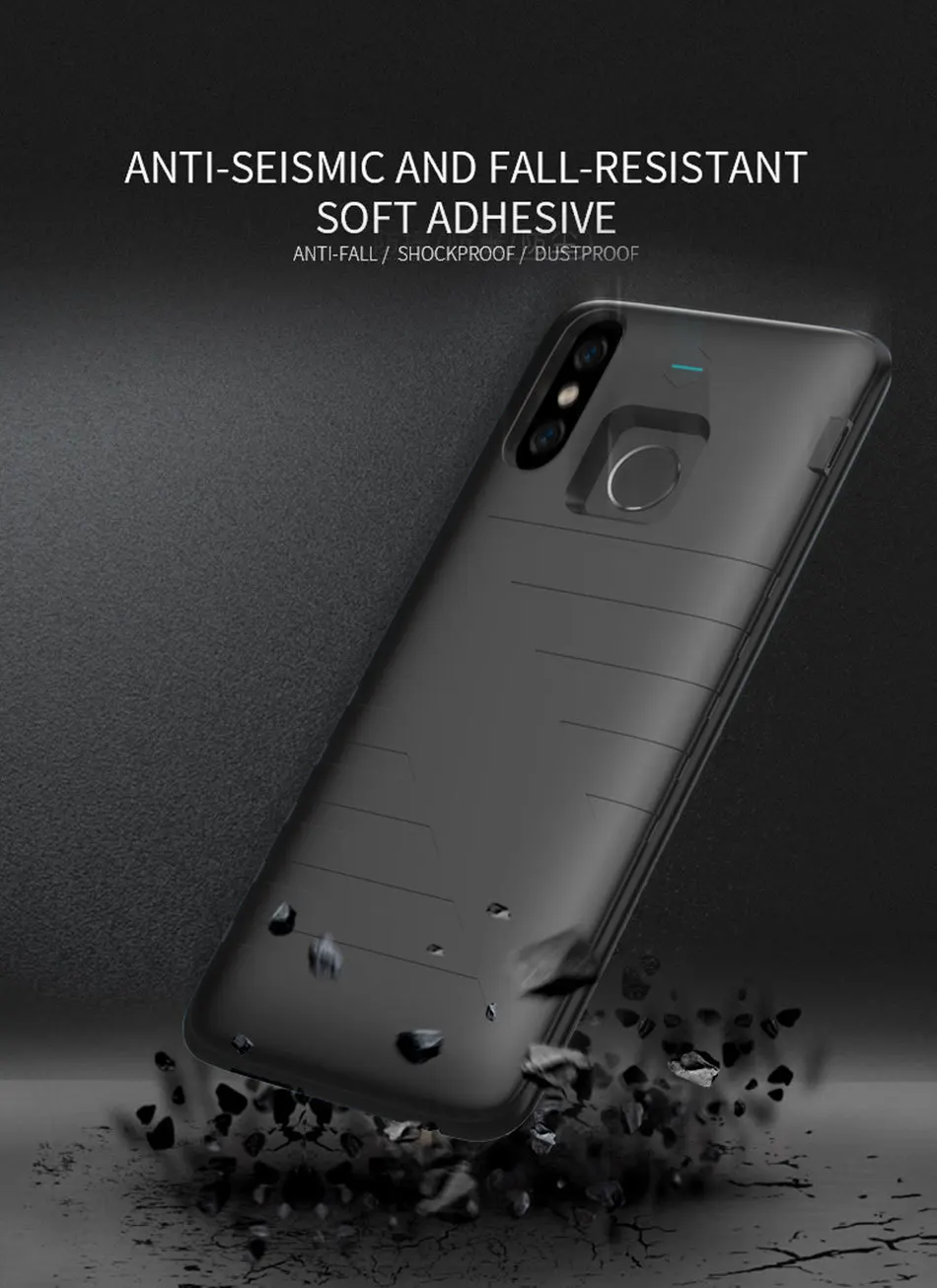 6800 мАч чехол для батареи для Xiaomi Mi 9 ультра тонкий Силиконовый противоударный чехол для Xiaomi Mi 9 Global Full battery charger