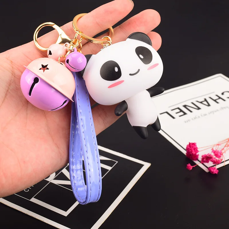 Новое поступление милый творческий мини панда Форма Кукла мультфильм Keychain