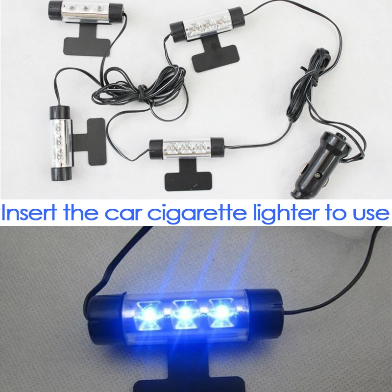 LENTAI 1 комплект интерьер автомобиля светодиодный атмосферу лампа/гибкий