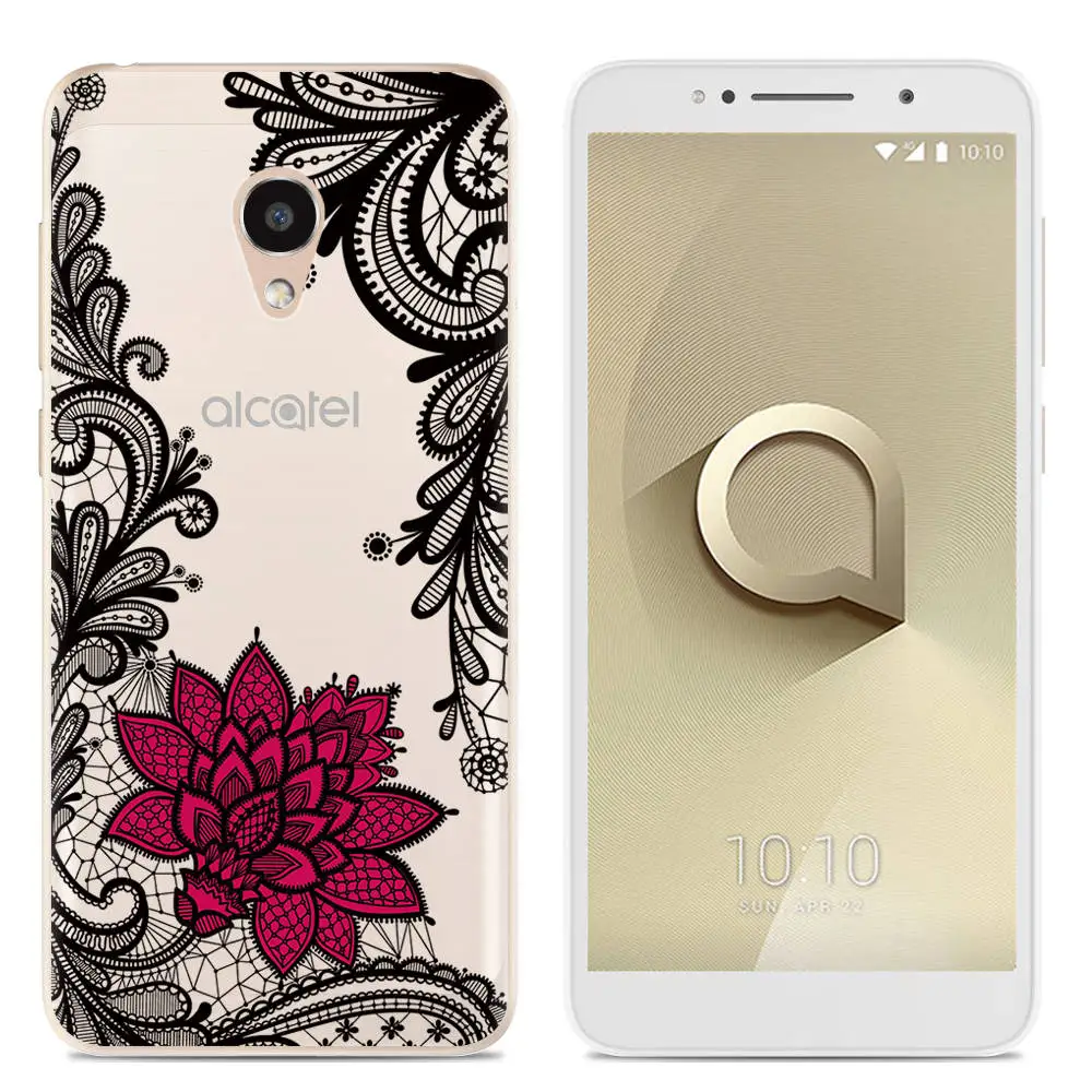 7 Чехол для телефона Alcatel 1C/1X/3/3C/3 V/3X милый мультяшный высококачественный мягкий чехол из ТПУ с рисунком силиконовый чехол - Цвет: 7