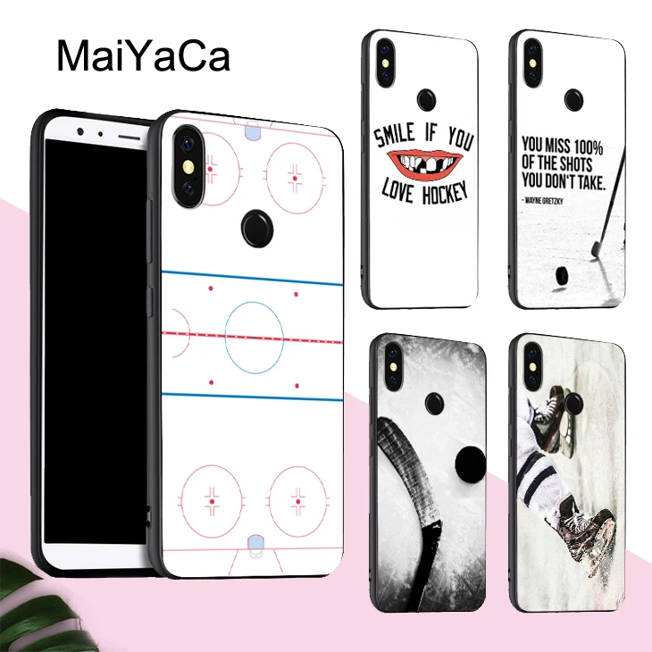 MaiYaCa хоккейный спортивный Чехол для POCO X3 F2 Pro Red mi Note 8 8T 7 9 9S 9A 9C Mi 10 Lite A3 | Мобильные