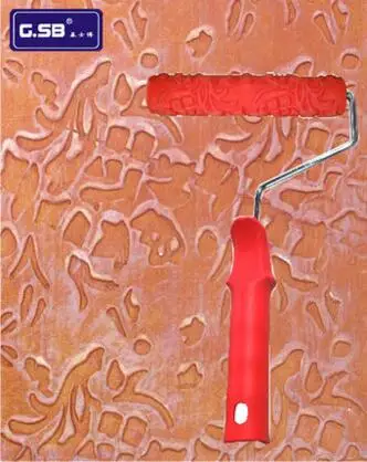 Бесплатная доставка 9 &quotдюймовый модель рельефы резиновый ролик текстура для