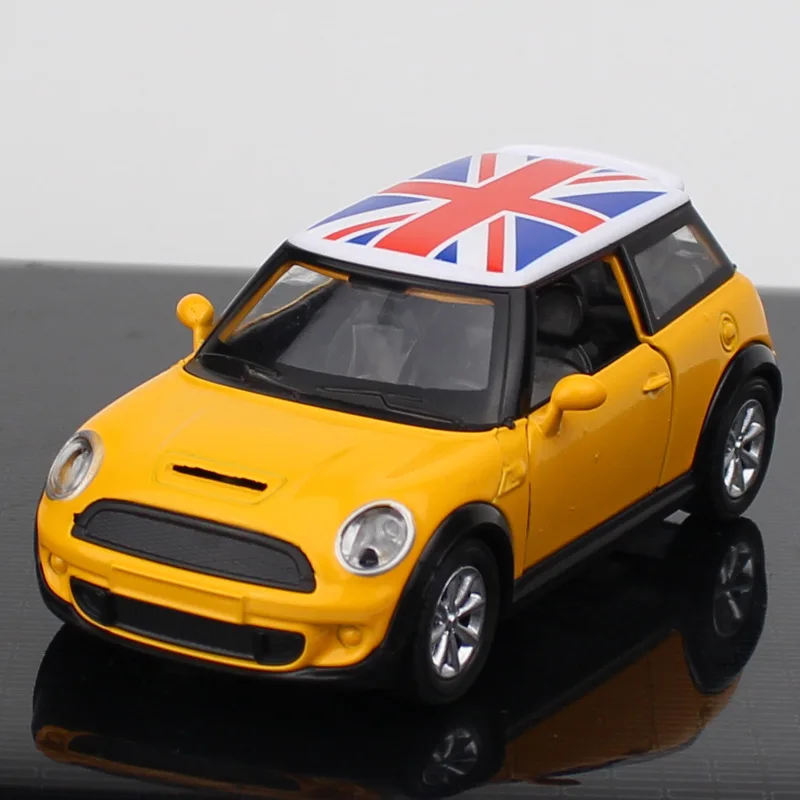 1:30 масштаб Mini Cooper S сплав литой автомобиль модель с вытягиванием игрушки для подарок на день рождения коллекция игрушек