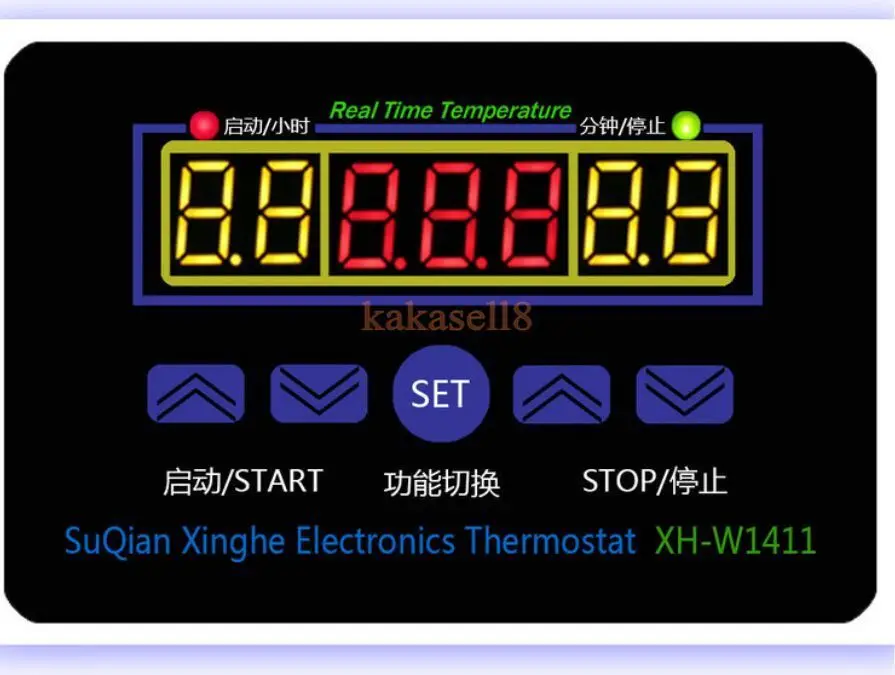 Цифровой светодиодный регулятор температуры переменного тока 220 В 10 А