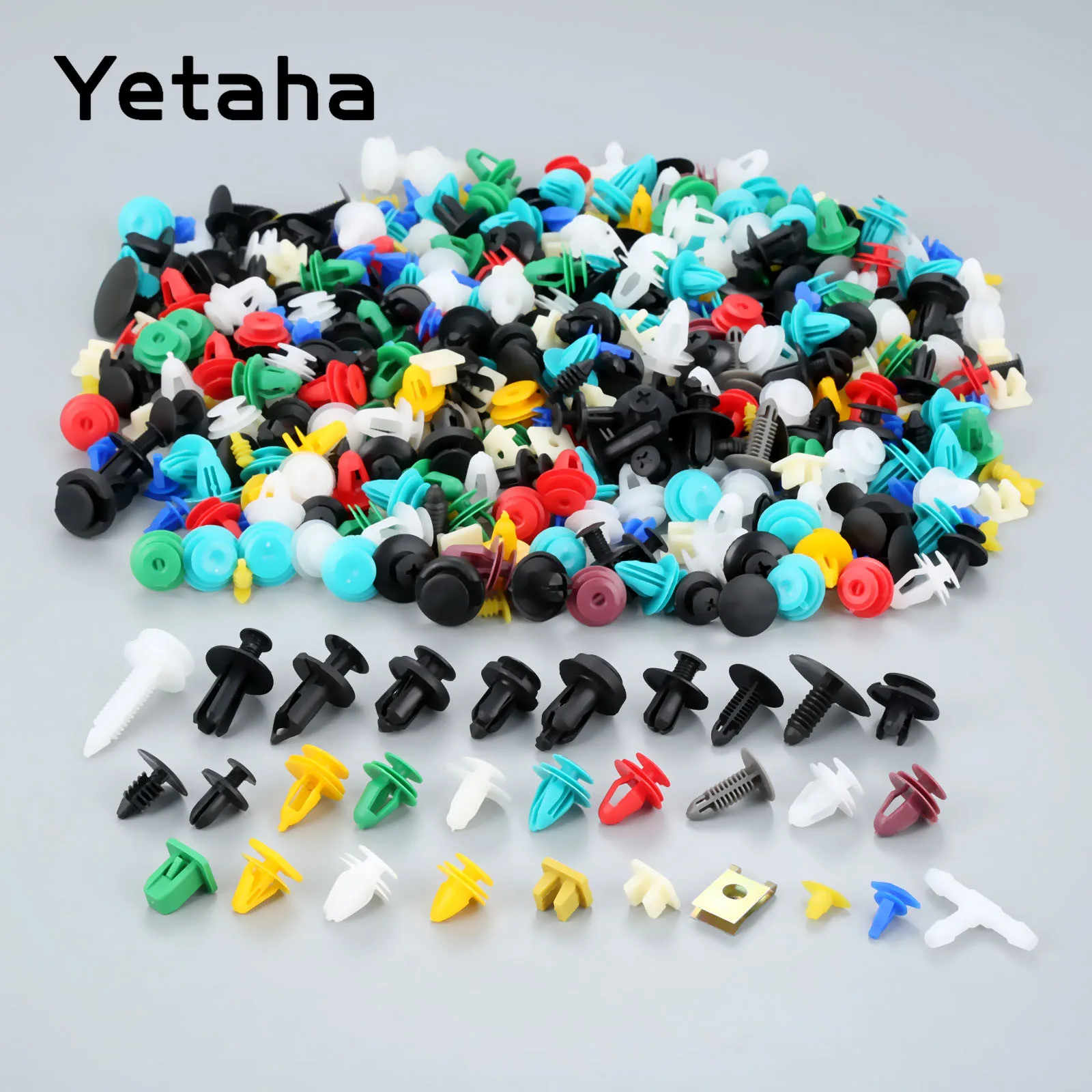 Yetaha 500 шт. автомобильная стандартная крепежная деталь пластиковые заклепки