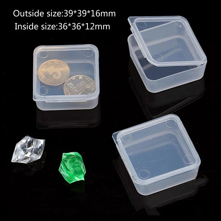 1 предмет Новинка Прямоугольник Портативный ящик для ювелирных инструментов