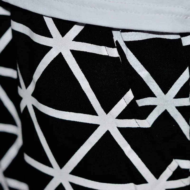 Белые черные клетчатые мужские британские повседневные пляжные шорты модные