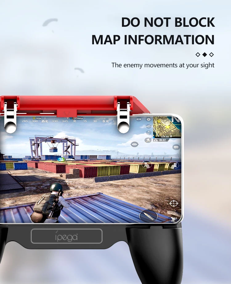 IPega триггер bluetooth-джойстик для Android iPhone мобильный телефон Pubg мобильный контроллер для смартфонов геймпад игровой коврик Pugb Joistick