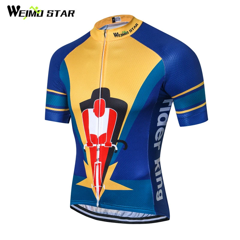 

Weimostar 2018 Pro Team Cycling Clothing Breathable Cycling Jersey Short Sleeve Men Road mtb Bike Jersey Bicycle Wear Clothes