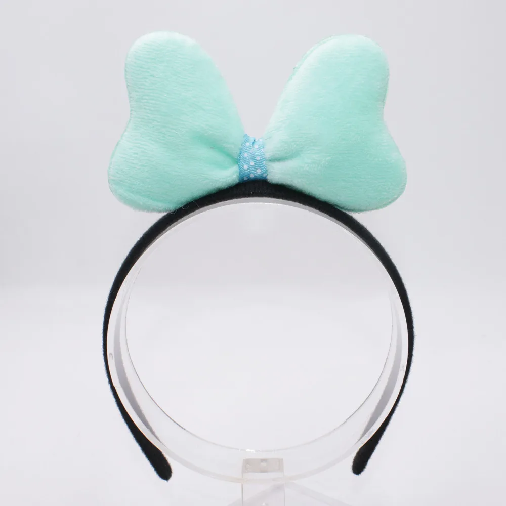 Милый пушистый бант для волос девочек Высококачественная Мягкая повязка на