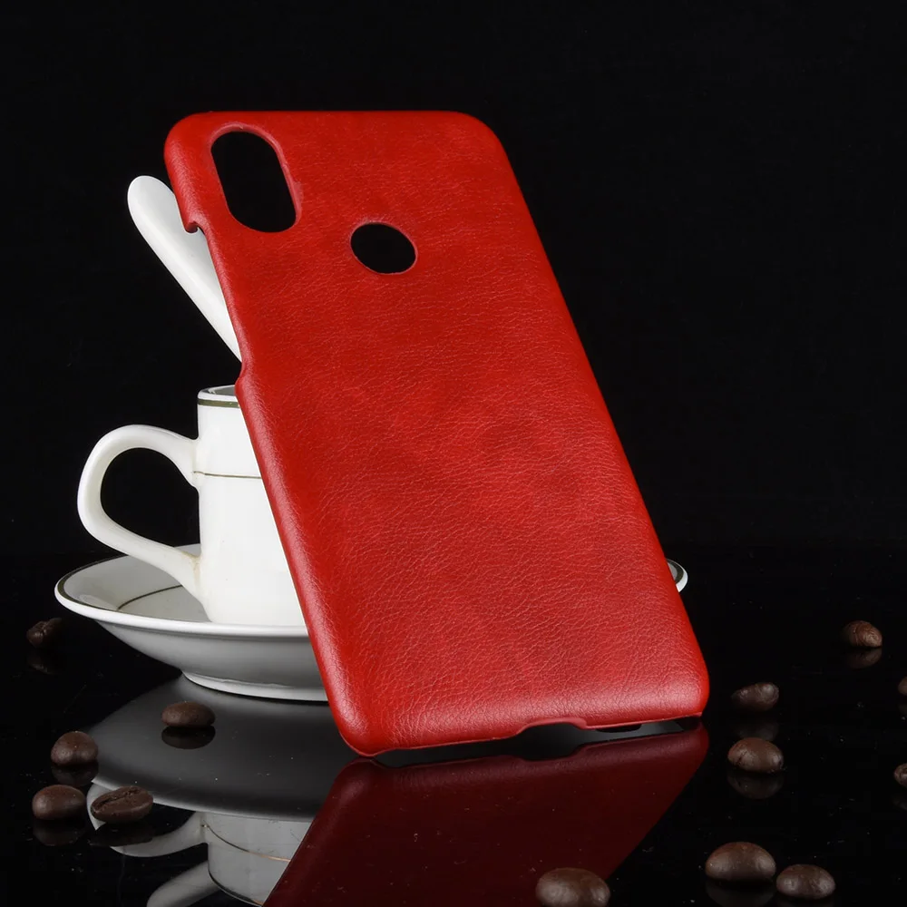 For Xiaomi Mi 6X/A2 Case Super Classic Ultra Thin Slim Leather Texture Hard PC Business Shield Retro Phone Protection Shell |