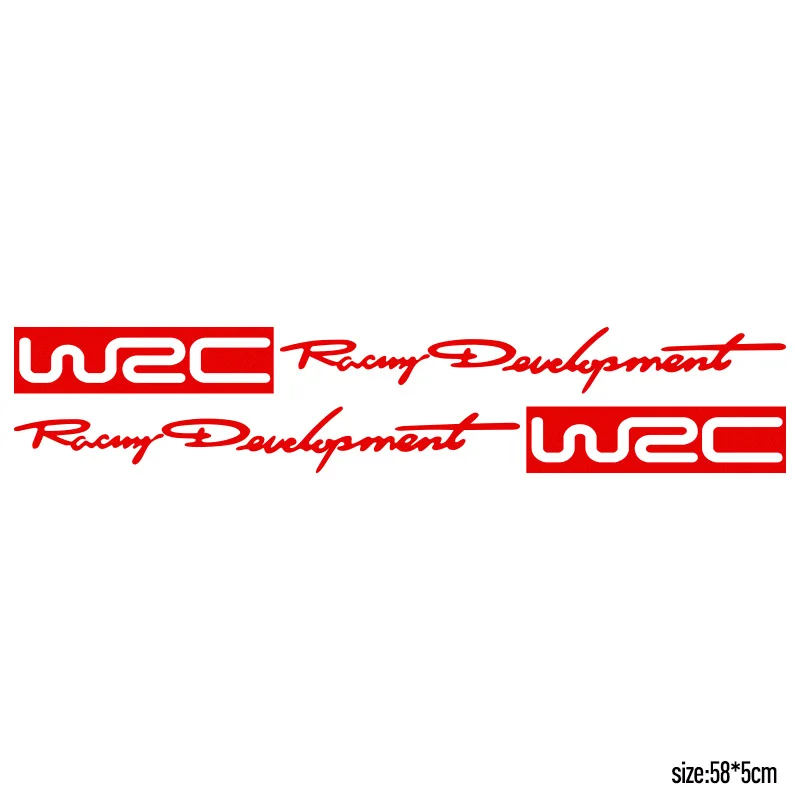 3 пары WRC спортивные наклейки Наклейка для автомобиля Стайлинг BMW Citroen VW Volkswagen Ford