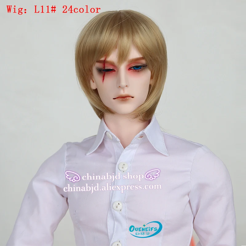 Парик для куклы BJD бесплатная доставка 9 10 дюймов 1/3 высокотемпературный парик