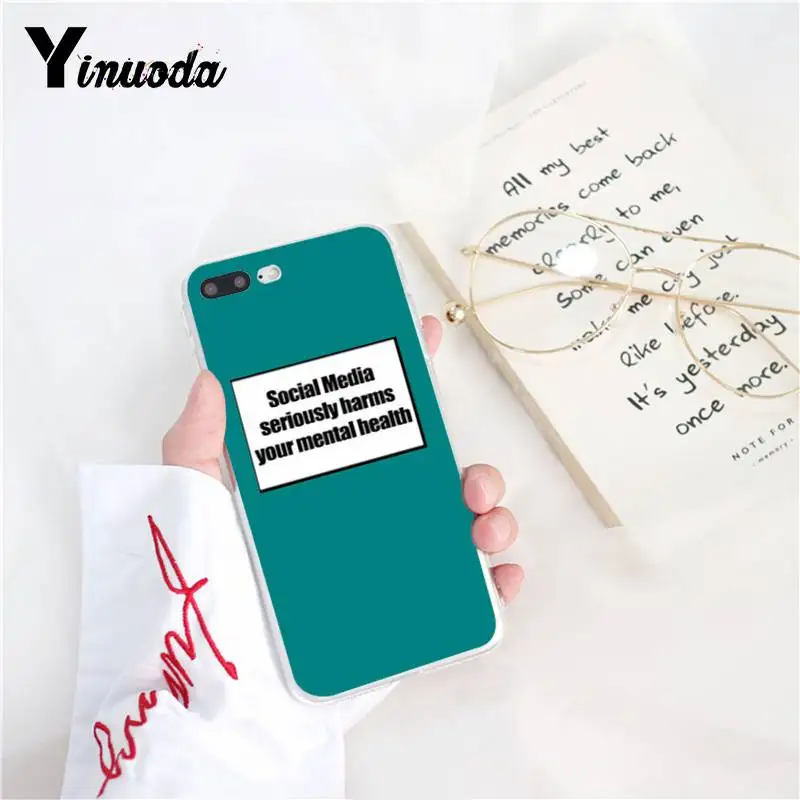 Yinuoda социальные сети серьезно вредят вашему душевному здоровью PhoneCase для iPhone6S6plus 7