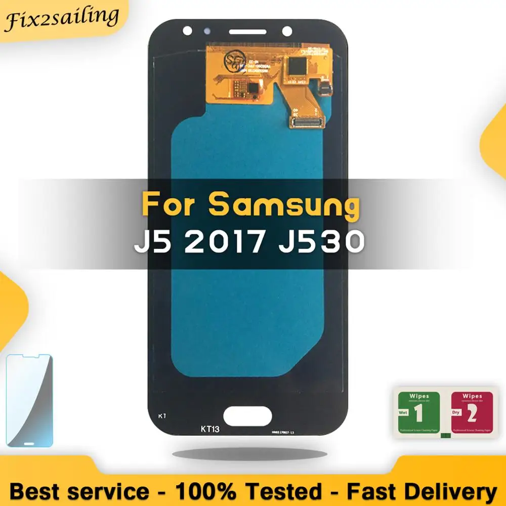 SUPER AMOLED ЖК экран для SAMSUNG Galaxy J5 Pro 2017 J530 J530F сенсорный дигитайзер в сборе запасные