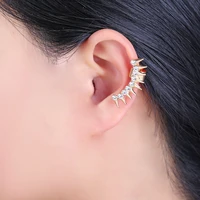 new fashion accessories tooth shape earrinngs creative pop earrings for women single ear no hole hanging earrings send to friend