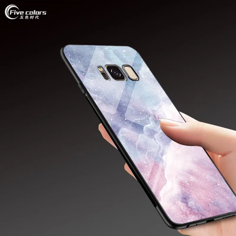 Чехол из закаленного стекла Star Space для Samsung Galaxy S9 Plus S8 силиконовые чехлы Note 8 9 |
