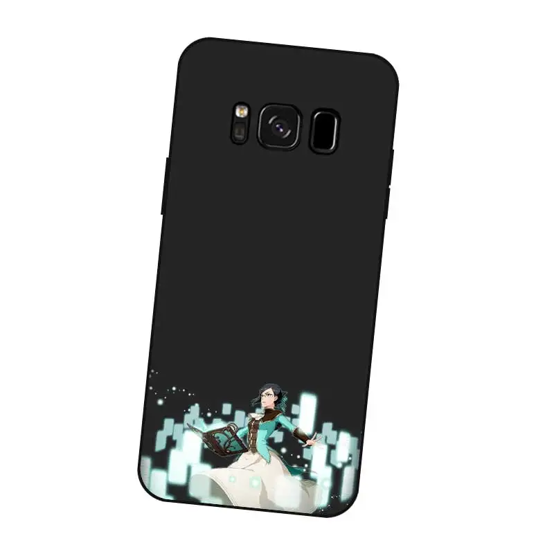 P018 Bleach Cool Black Silicone Case Cover For Samsung Galaxy S5 S6 S7 S8 S9 S10 5G S10E S11 S11E Lite Edge Plus |