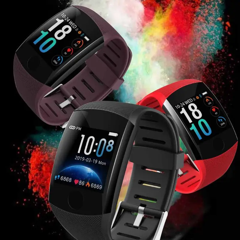 

HEVARAL Q11 Smart Watch Waterproof Fitness Bracelet Touch Screen Message Remind Heart Rate Time Activity Tracker Wristband Women