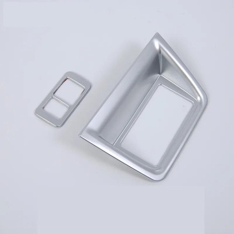 2PCS Car Front Lamp Adjusting Switch Trim Cover Decorative Frame Panel for Honda Accord 2017 2018 10th Matt Silver Accessories | Автомобили