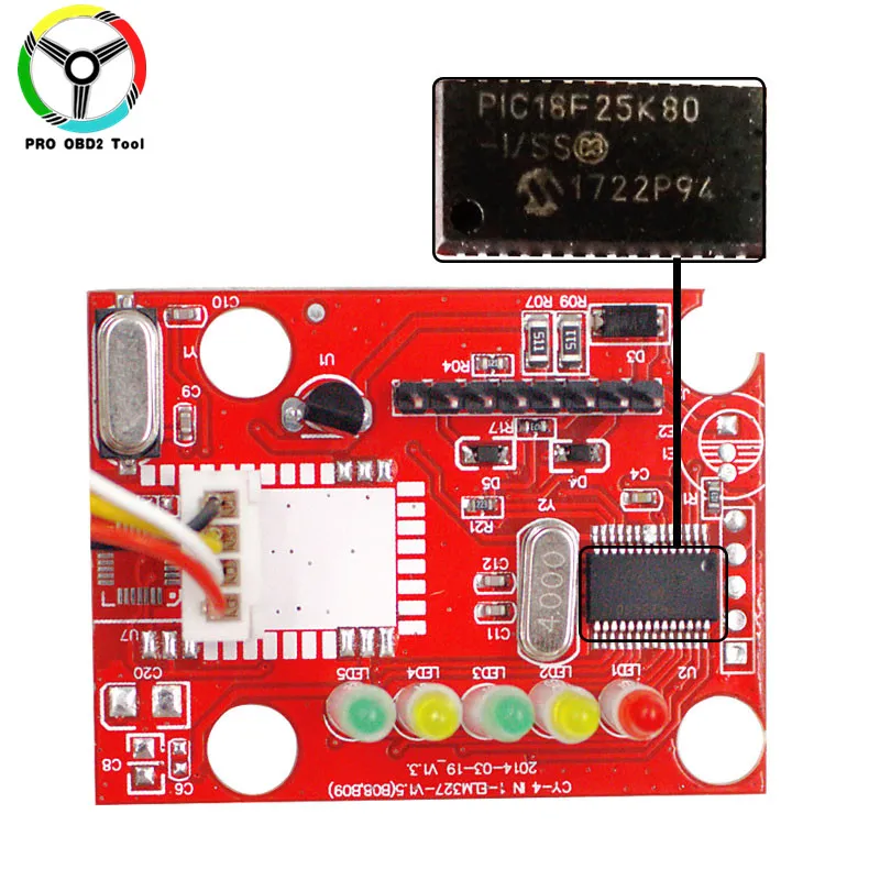 Высокое качество PIC18F25K80 чип ELM327 V1.5 USB Переключатель ELM 327 HS CAN/MS CAN для Forscan OBD2 диагностический сканер