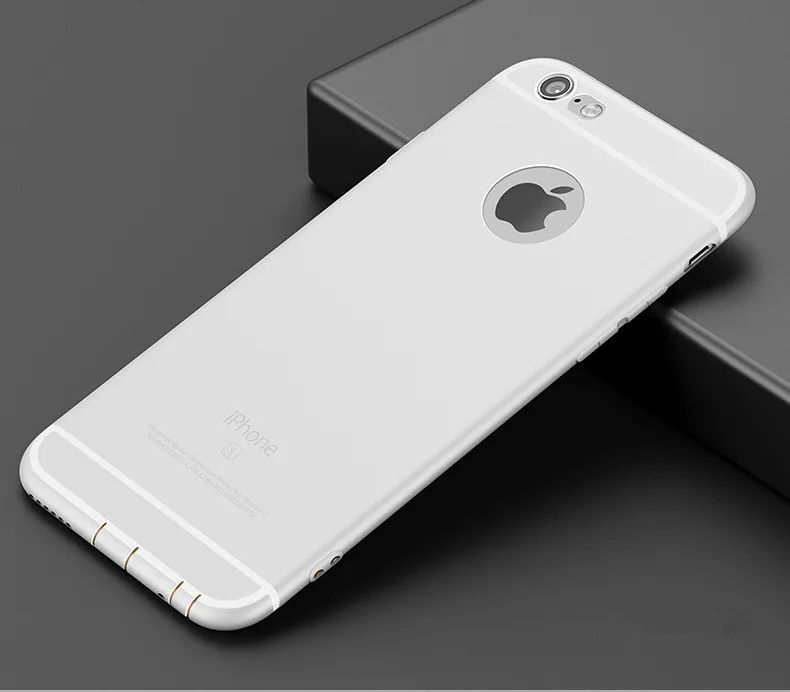Clear Для Fundas iphone 7 Чехол для iphone XS Max XR 5S SE 6 6s 7 8 Plus Роскошный Матовый Мягкий Силиконовый ТПУ чехол для iphone 6s capas - Цвет: Clear
