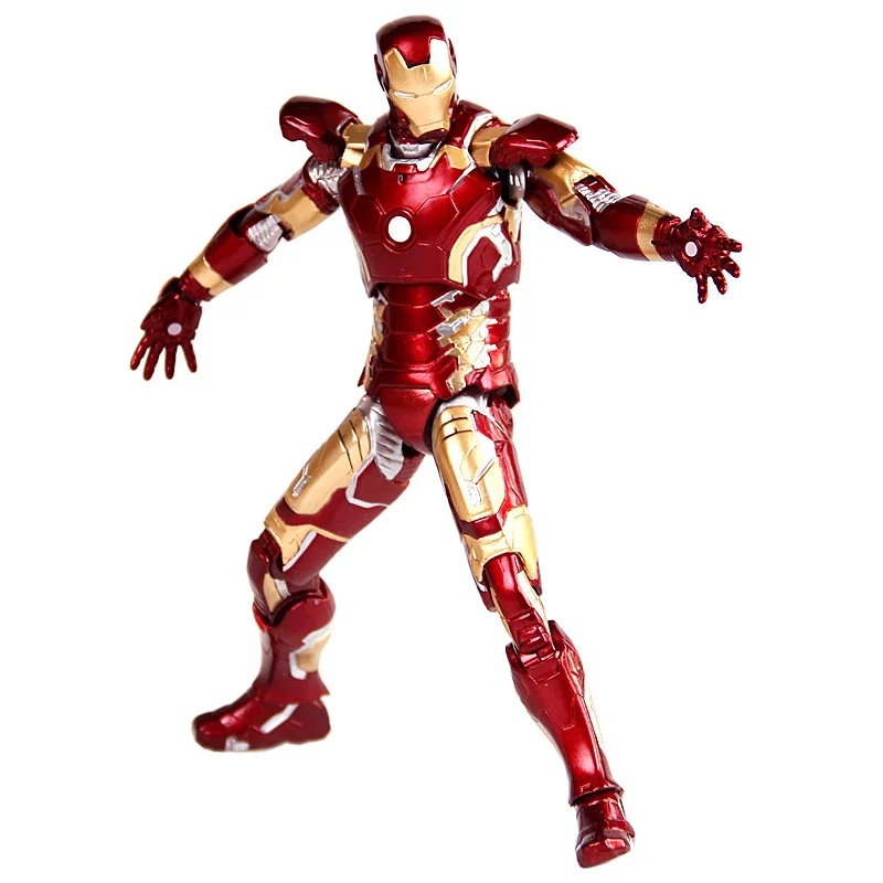 Marvel Мстители Железный человек фигурка модель MK42 MK43 MK21 IronMan Коллекционная кукла ПВХ фигурка подарок на день рождения игрушка для детей - Цвет: MK43 no box