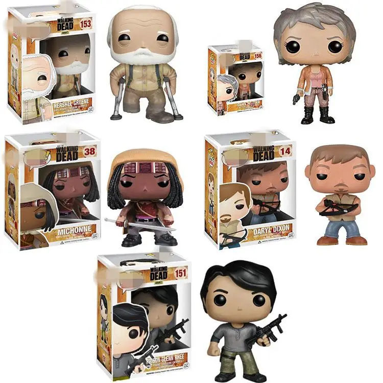 The Walking Dead Movie экшн игрушки Фигурки Карл дерил Диксон Гершель Грин михонн фигурка