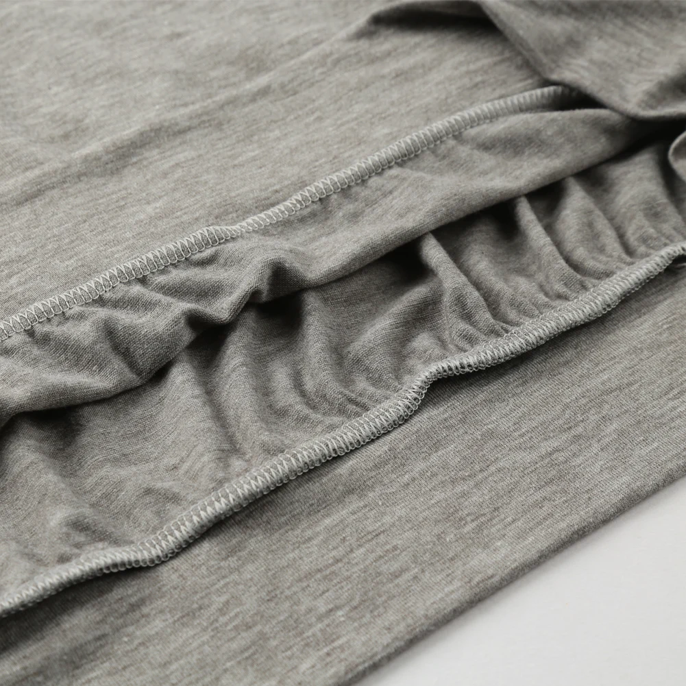 Модные женские туфли 4XL 5XL размера плюс футболка с глубоким v-образным вырезом