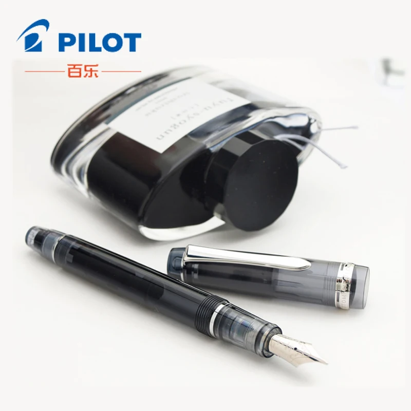 Ручка перьевая Pilot FKVH-15SRS с поворотным всасывающим устройством 14 карат цвет в