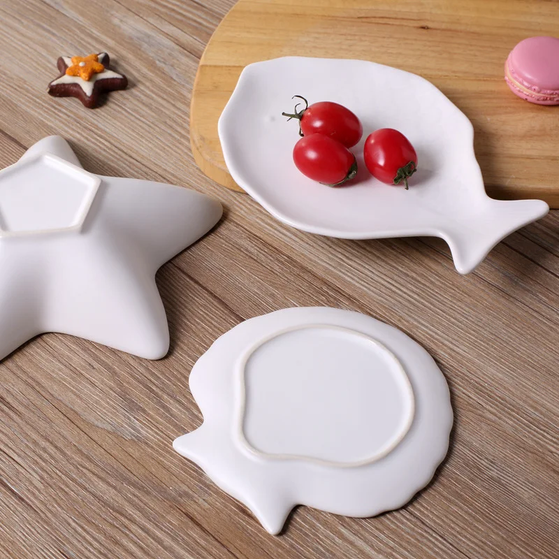 Свежий Ocean серии Керамика столовые приборы Творческий дом Комбинации завтрак