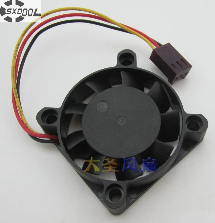 SXDOOL R124010DL DC 12V 0.10AMP 3 коннектора 60 мм 40x40x10 мм сервер квадратный Вентилятор охлаждения