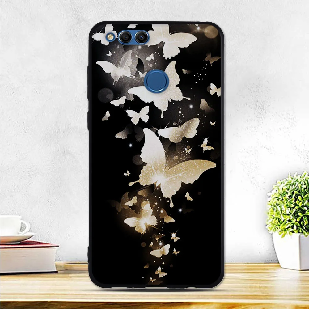 Защитный чехол для Huawei Honor 7X мягкий силиконовый накладка 7 X X7 5 39 дюйма тонкий