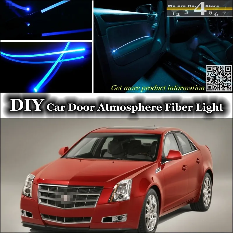 Для Cadillac CTS CTS-V внутренний окружающий свет тюнинг атмосферу волоконно-оптический