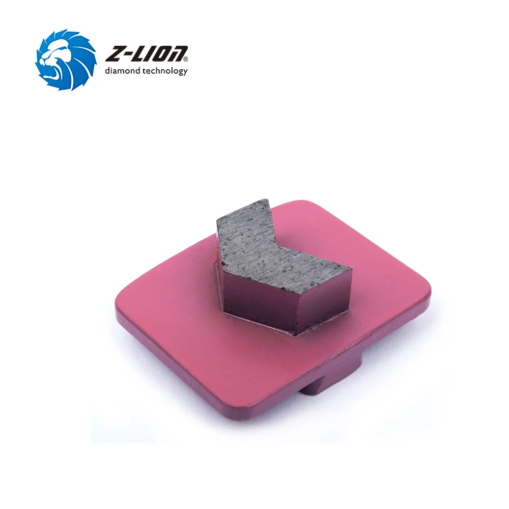 Z-LION 3pcs #20/30 Diamond Grinding Disc Arrow Segments Metal Bond Concrete Floor Plate RediLock Abrasive Block | Инструменты