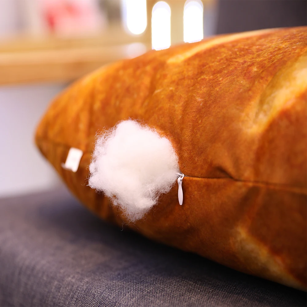 100 см оригинальная плюшевая подушка в форме хлеба забавная Подушка для сна