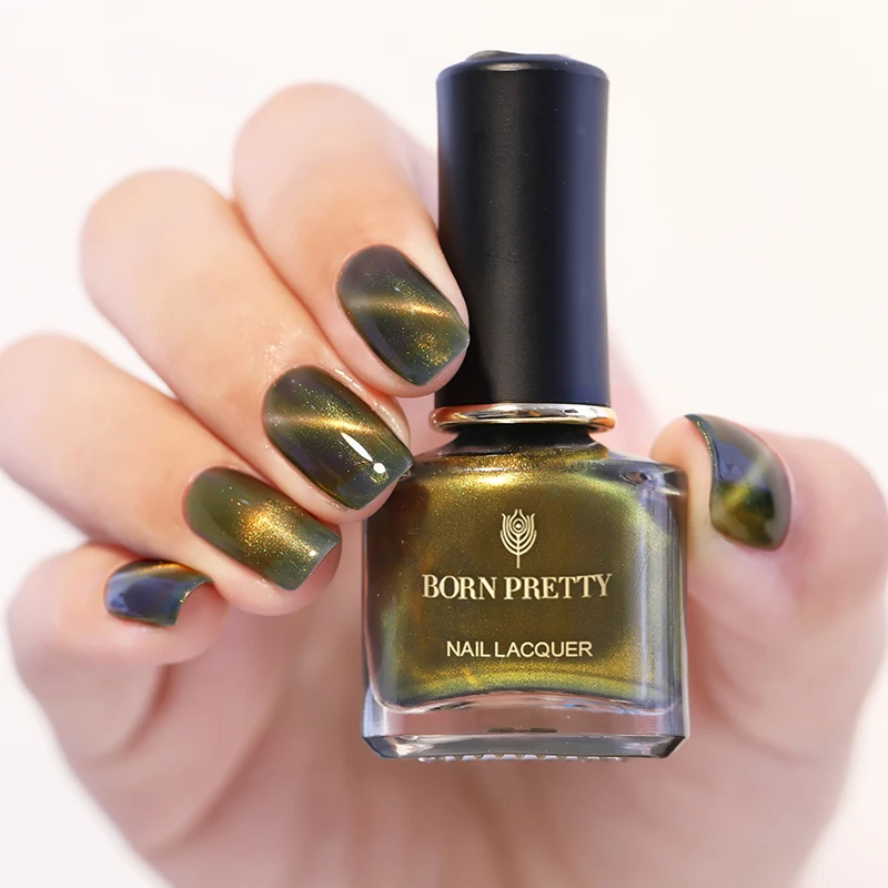 BORN PRETTY 6 мл Лак для ногтей с эффектом кошачий глаз Сияющий эффект драгоценного