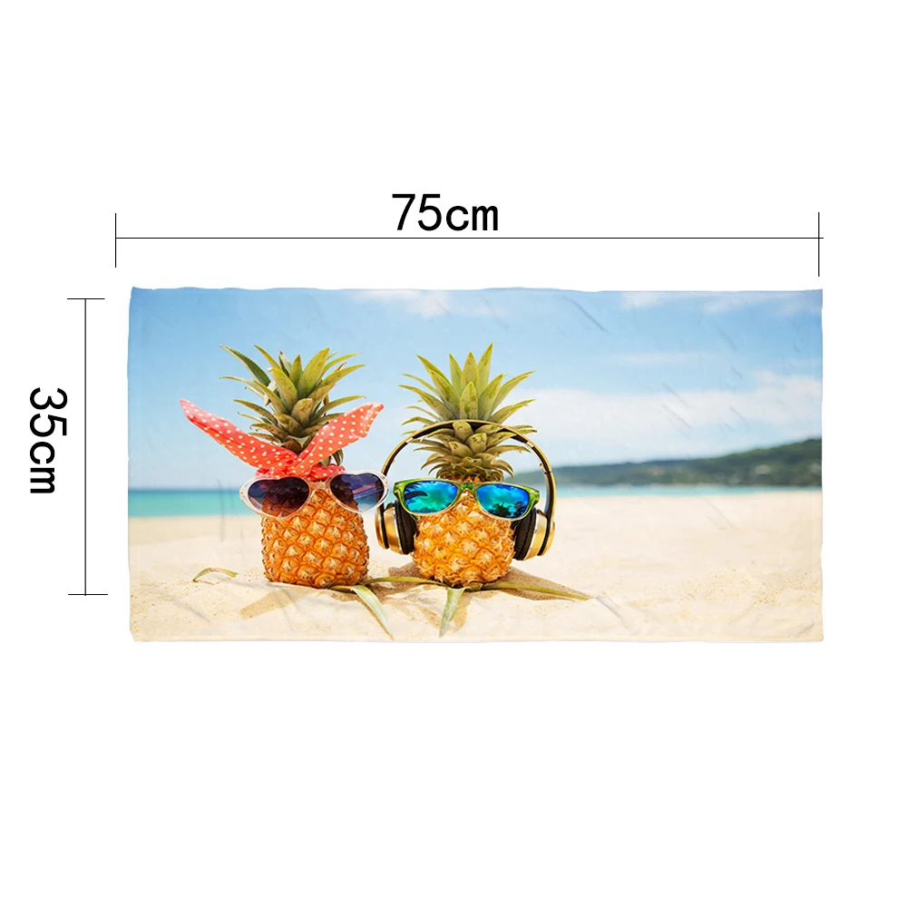 75x35cm towel 13 Пляжные Полотенца Toalla playa салфетку De Toalha De Praia Recznik Plazowy круглый Strandlaken банные полотенца для взрослых из микрофибры - Цвет: 75x35cm towel 13