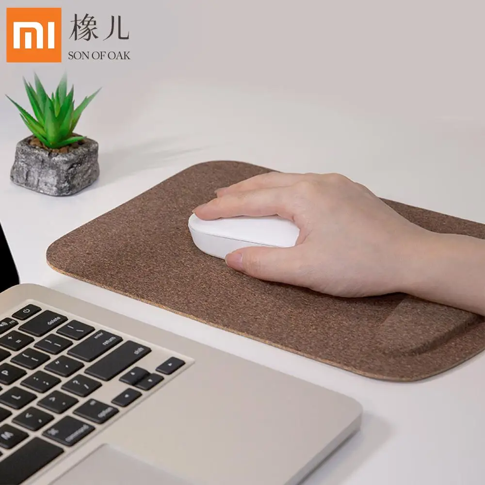 Коврик для мыши Xiaomi SON OF OAK офисный коврик из дубовой коры портативный ноутбука