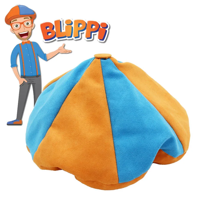 TV Blippi очки конфетный костюм пластиковая Кепка с блиппи оранжевые Косплей Опора