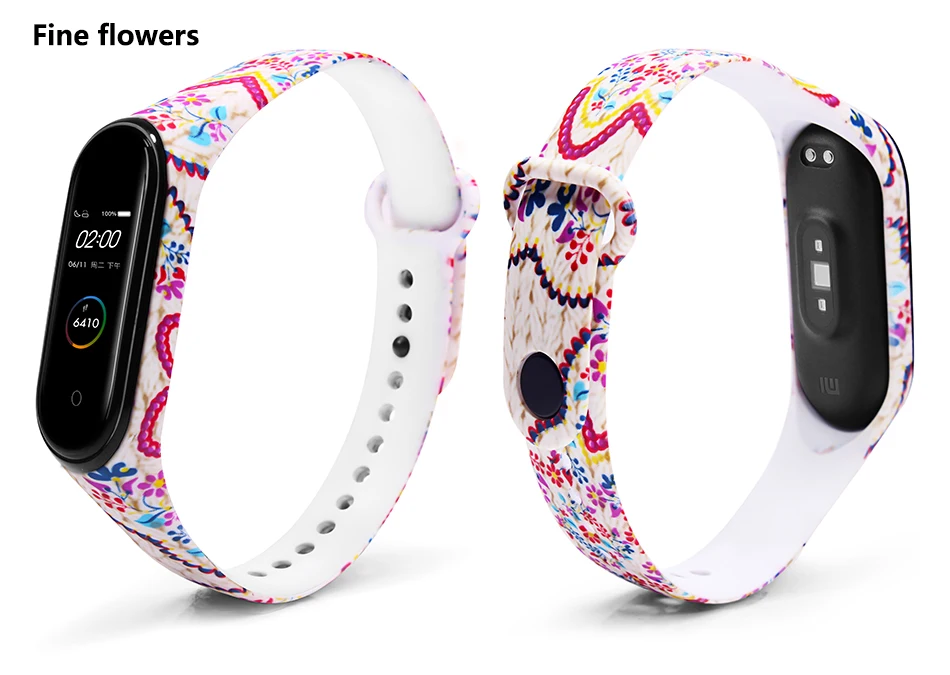 Сменные ремни BOORUI для mi band 4, ремешок на запястье для xiaomi mi band 3, спортивный силиконовый браслет для xiaomi mi band 3/4