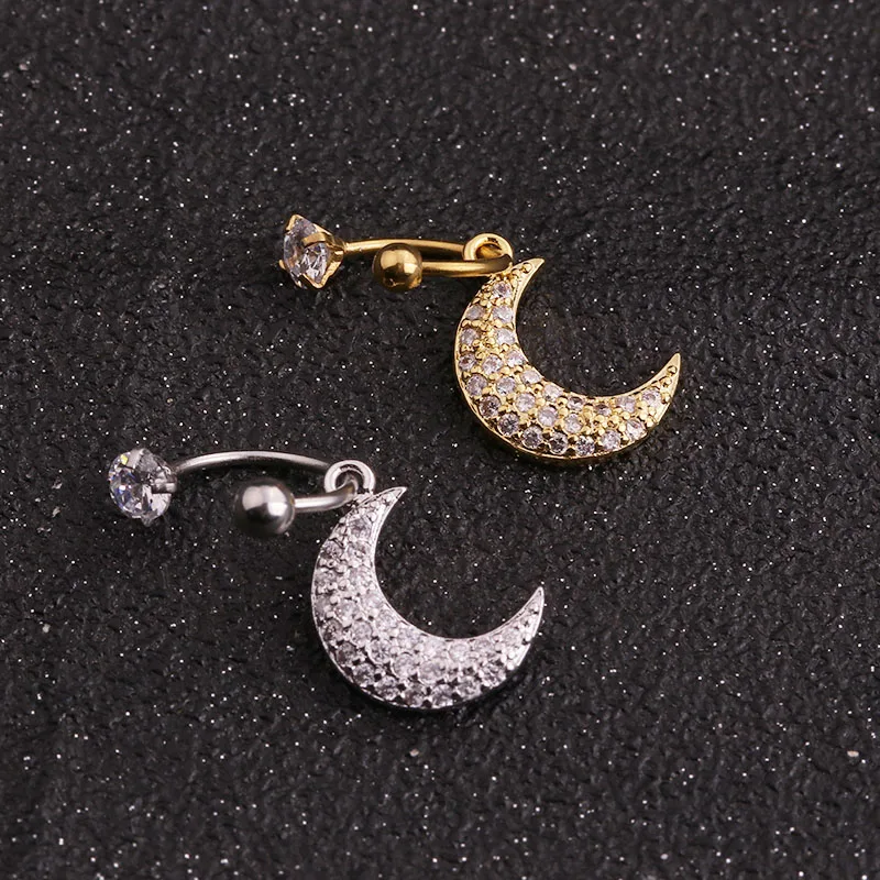 Sellsets, 1 шт., стальное CZ Кольцо с фианитом, болтается, ухо, трагус, спираль, даит, хрящ, ладья, пирсинг, ювелирные изделия