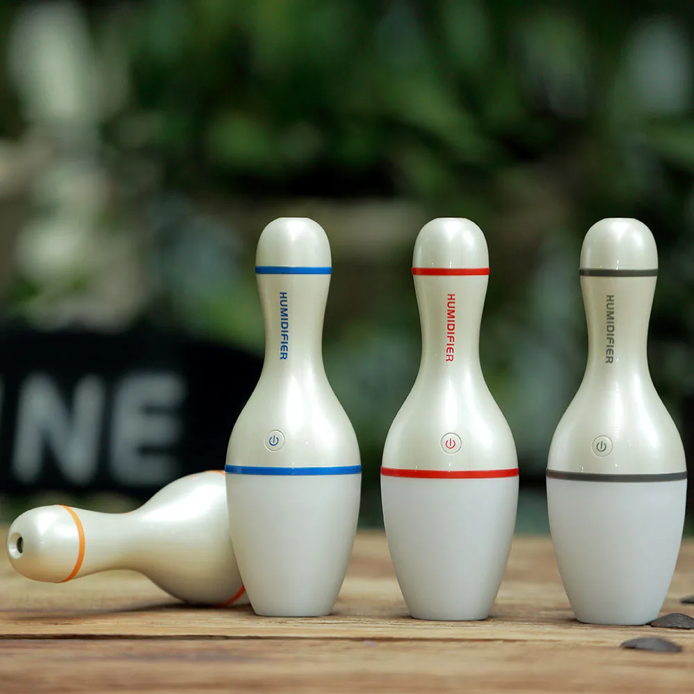 Увлажнитель воздуха автомобиля USB Бутылку Боулинг Светодиодная лампа диффузор